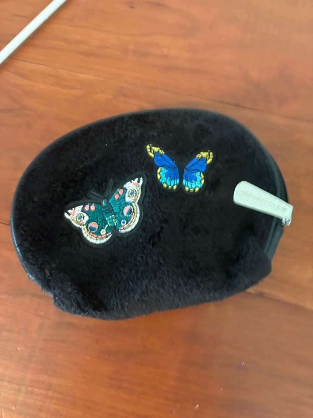 Butterfly Black Makeup Bag Travel Cosmetic Pouch - Picture 6 of 6